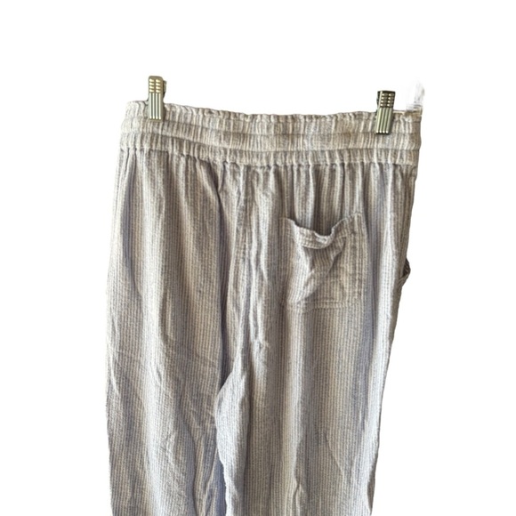 Aerie - Blue Striped Knit Pants Sz M - Picture 5 of 8